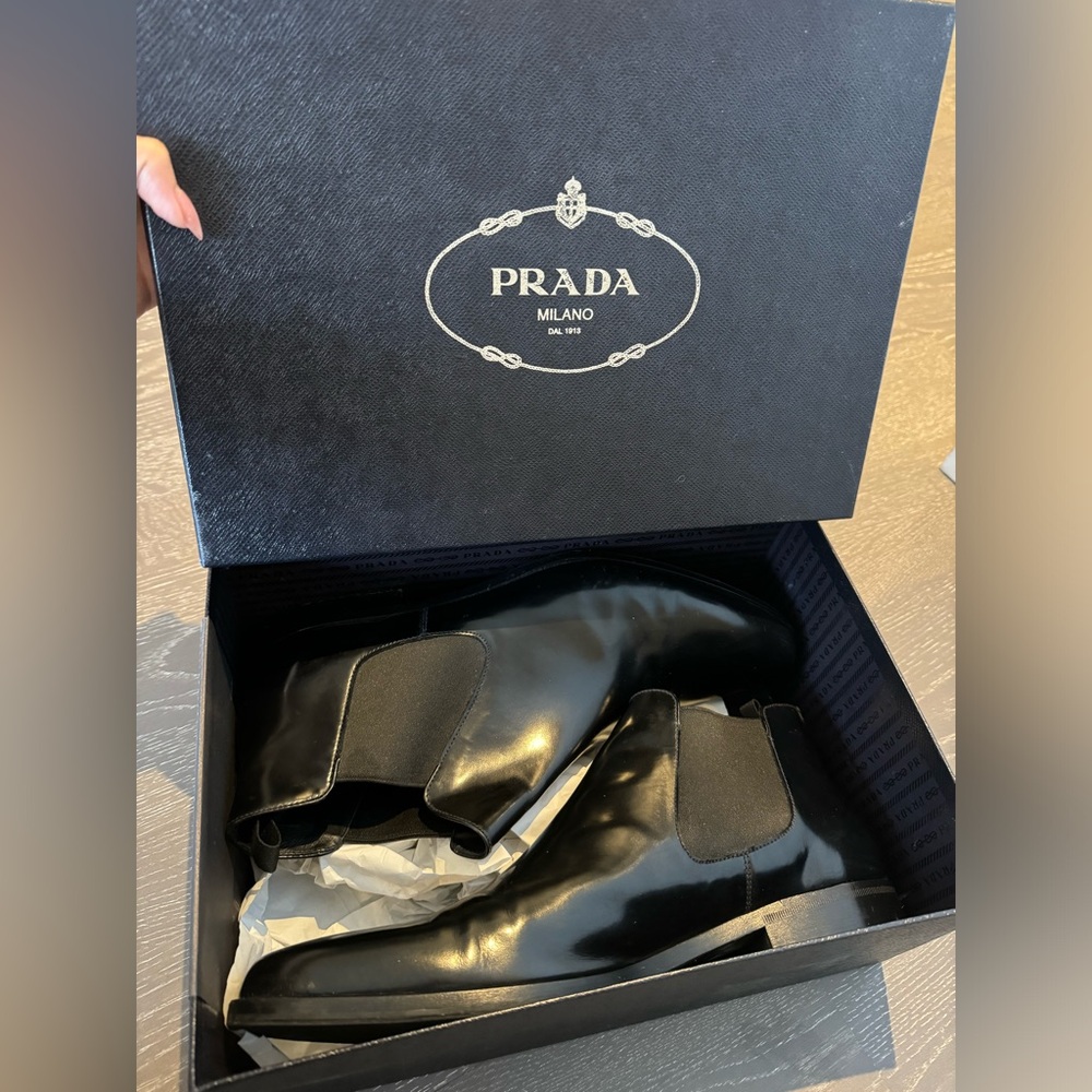 Prada Brushed Leather
Chelsea Boots